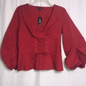 Express Red Blouse